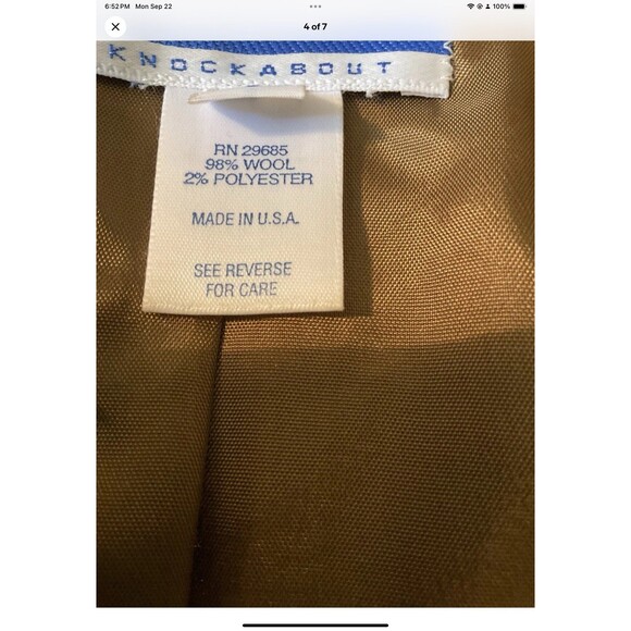 Pendleton Knockabouts Houndstooth Blazer Vintage Womens 6 USA Wool Blend - Picture 4 of 7